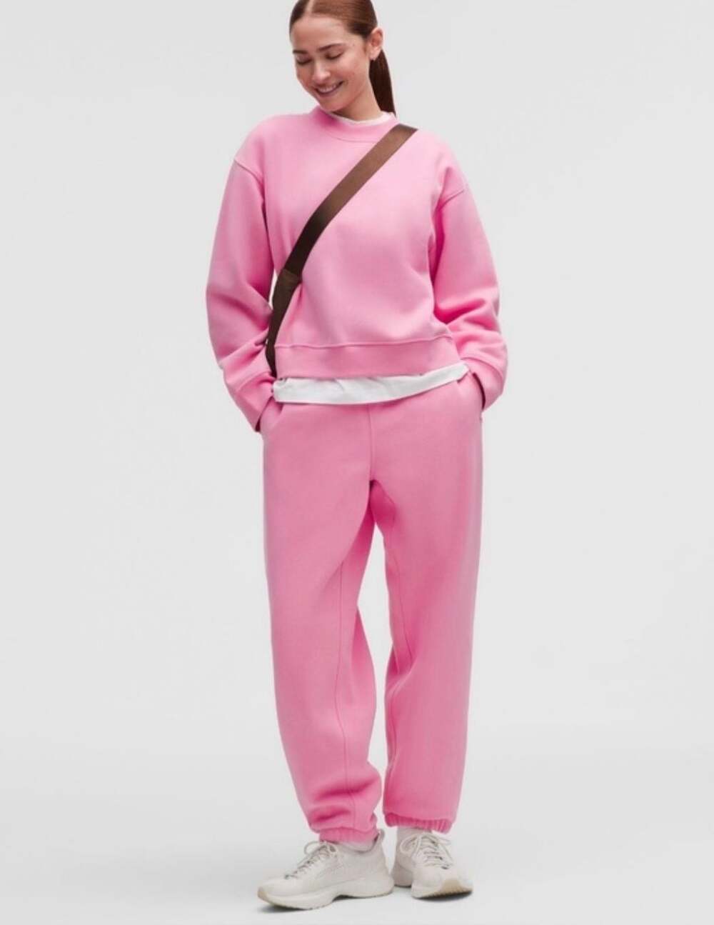 037 Lululemon Women's Steady State SuperLoft MR Joggers NWT Candy Cloud XL